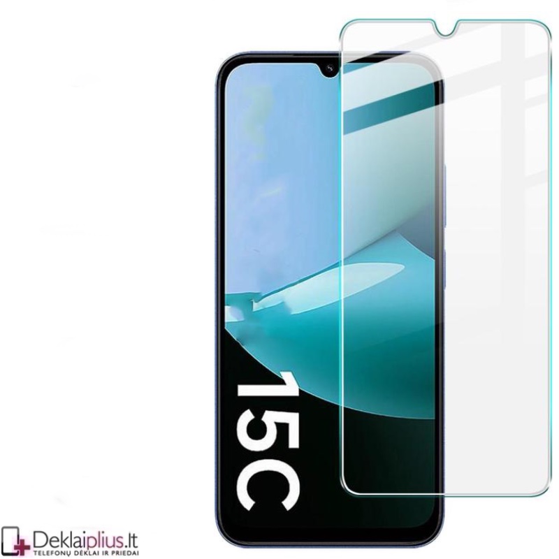 Telefono ekrano grūdintas stiklas (Xiaomi Redmi 15C 5G) Telefono ekrano grūdintas stiklas (Xiaomi Redmi 15C 5G)